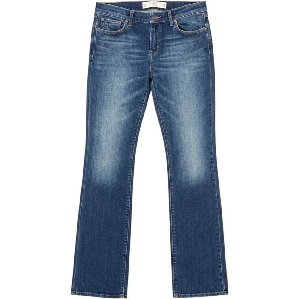 Abercrombie & Fitch Womens Jeans 29 Long - 35 Inseam Bootcut Flare Dark Wash Y2K
